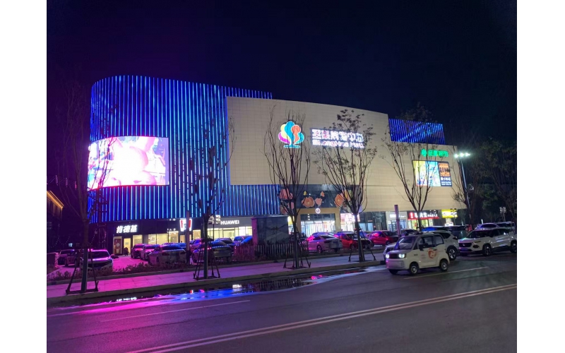 光影織就煙火色，夜色喚醒步行街 —— 濱州惠民縣圣豪悠樂里亮化工程紀(jì)實(shí)